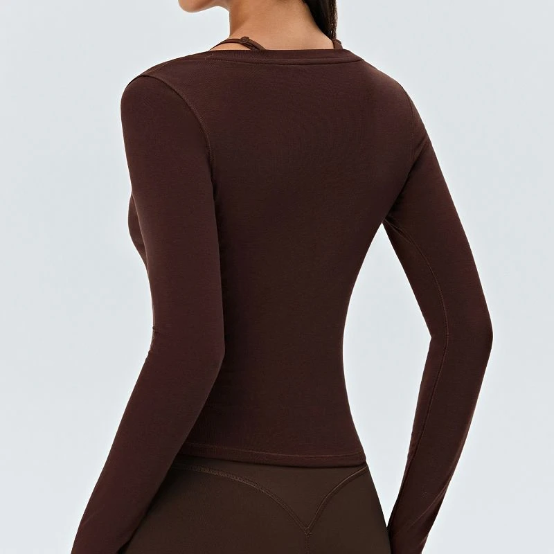 Henley Collar Commuting Yoga Top price