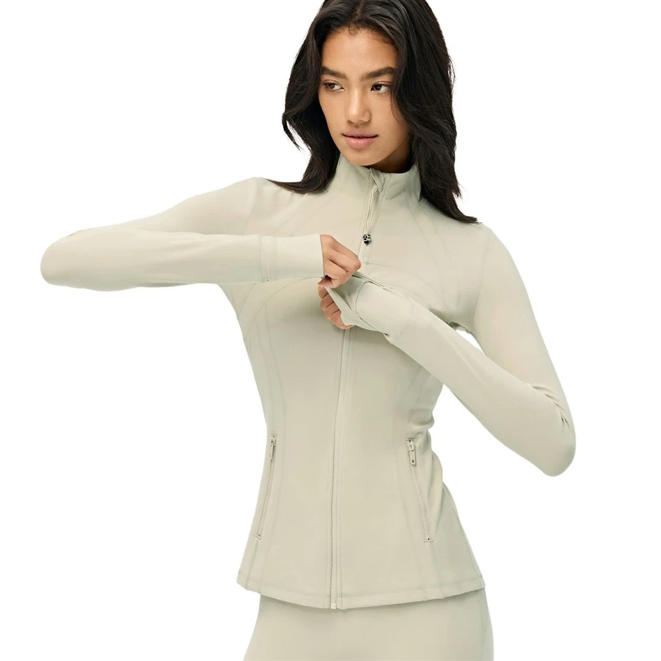 Double 6 Lycra Waist-Cinching Yoga Jacket