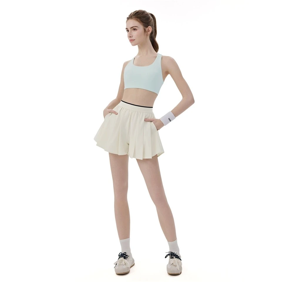 Exercise Pants With Attached Skirt high quality