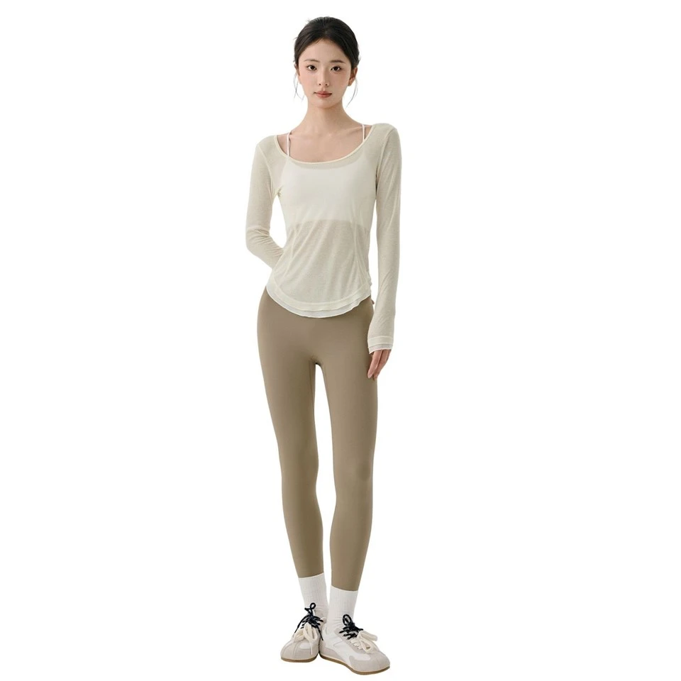 Long Sleeve Loose Workout Top high quality
