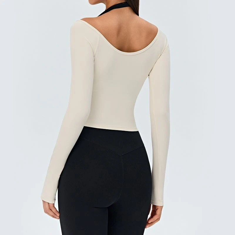 Neck-hanging Tight-fitting Belly-controlling Sports Suit factory