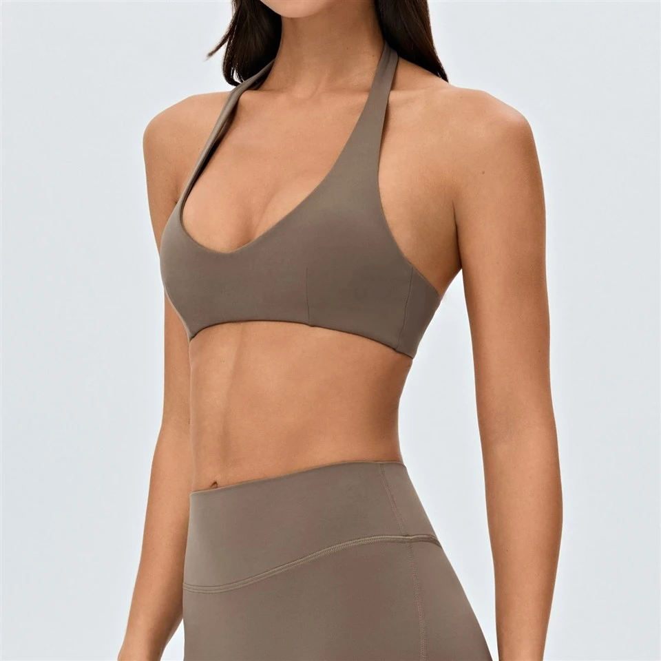 Hanging Neck U-neck Sports Bra
