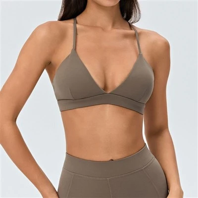 Adjustable Shoulder Strap Sports Bra