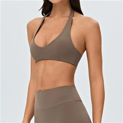 Hanging Neck U-neck Sports Bra