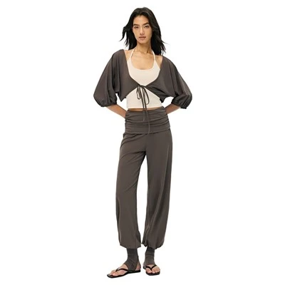 Relaxed Effortless Three-Piece Workout Set