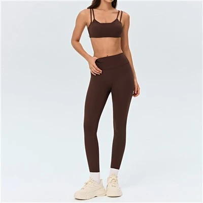 Square-neck High-elasticity Sports Suit