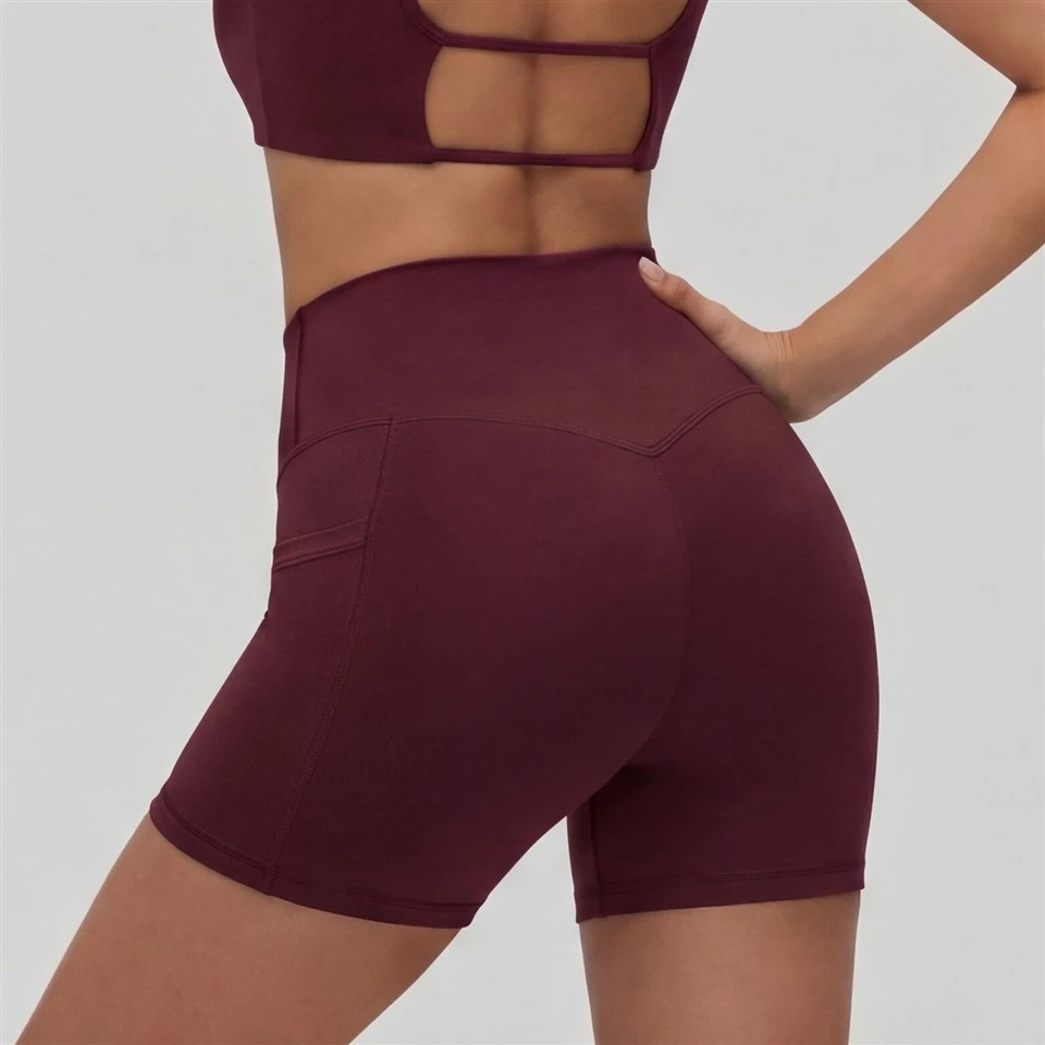 Women's Yoga Shorts With Pockets factory